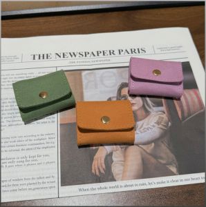 Jewelry Storage Bag Green Leather Outdoor Jewelry Box Portable Convenience Travel Ready-to-go Compact