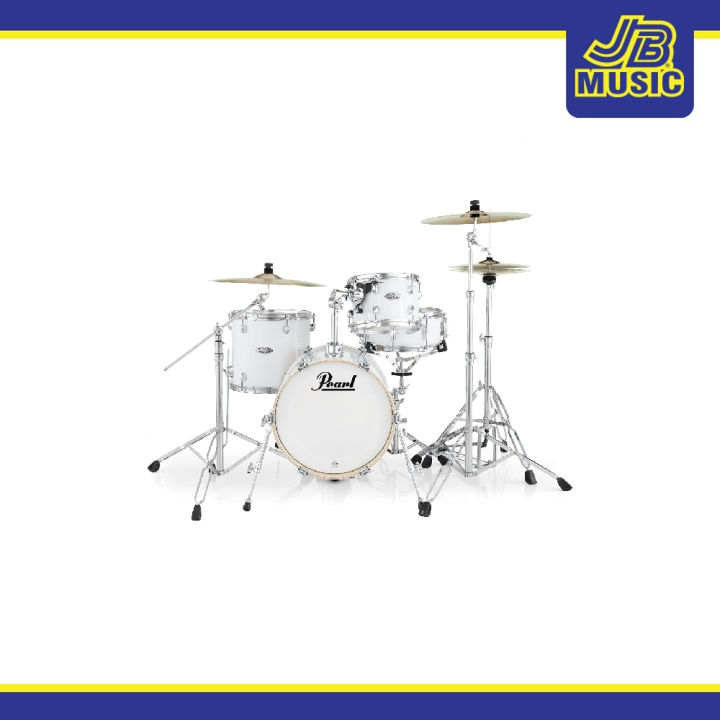 Pearl MT564/C Midtown 4-PC Compact Drum Set  #33 Pure White (Cymbals not Included)