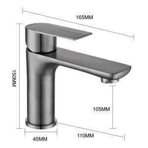 304 Stainless Steel bathroom faucet Hand Washing Wash Face Wash Gargle Toilet Balcony Basin water tap 水龙头