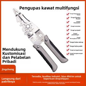Pengupas Kabel Jingcheng 21-in-1 Multi-Fungsi Pengupas Kabel Listrik Alat Khusus Pemipih Kabel