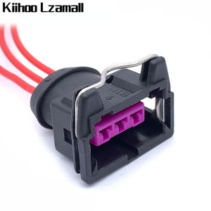 5 Bộ Ổ Cắm Cảm Biến Động Cơ Tốc Độ Ldle Tự Động 3 Chân 3.5MM Đầu Nối Điện Dây Cắm Cái Cho B-osch EV1 443906233
