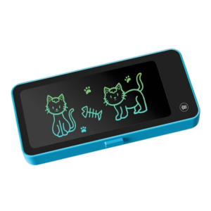 Tempat Pensil 2 in 1 Lcd Pen Case Drawing Pad Kotak Pencil Anak Writing 2 Varian Besar dan Kecil