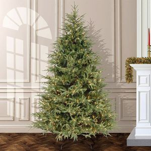 (SG Seller premium) LUXURY LED PE+PVC commercial Family Christmas Tree PE leaves Fir Artificial Christmas Tree with lighting Decoration Santa Tree Party Decoration Figurine Gift