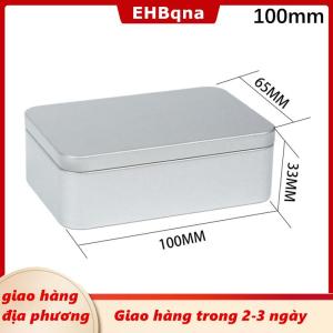 [COD] EHBqna 3PF Ship within 24 hours Mini tinplate xà phòng Hộp kẹp tóc kim loại hình chữ nhật sắt hộp nhỏ vuông lưu trữ đồ trang sức Nail Beauty kẹo đồng xu Pill trường hợp