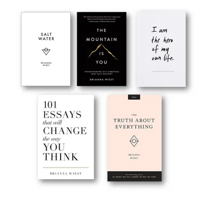 [ebook] Brianna Wiest 5 IN 1 | 101 Essays That Will Change The Way You Think | The Mountain Is You | I Am The Hero | Salt Water