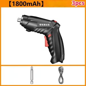 NEW  สว่านไฟฟ้า มอเตอร์ทรงพลัง สะดวกต่อการพกพา ไขควงไฟฟ้าขนาดเล็ก 48 PCS หมุนได้ 90 ° 🔥พร้อมส่ง🔥