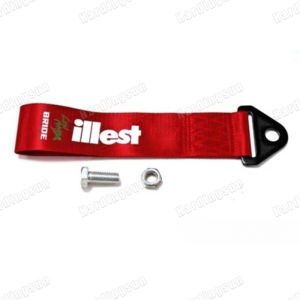 High Strength ILLEST Racing car tow strap/tow ropes/Hook/Towing Bars