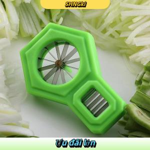 SHNGki Màu xanh lá cây hành tây cắt SCALLION Slicer thép không gỉ SCALLION Slicer tiện ích nhà bếp cho chính xác hẹ xanh hành tây rau công cụ