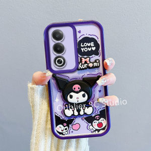 Phone Case OPPO A3 Pro 5G Casing New Design Cute 3D Cartoon Doll Bear Dog Kuromi Silicone Lens Protection Soft Cover with Short Lanyard 2024