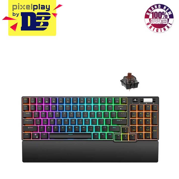 ROYAL KLUDGE RK96 Tri-Mode RGB 96 Keys Hot Swappable Mechanical ...