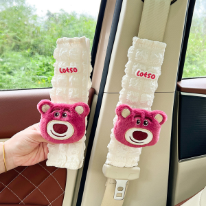 XYKJ Sarung Cover Sabuk Pengaman Mobil Cover Pelindung Sabuk Pengaman Lembut Lotsu Lucu Sarung