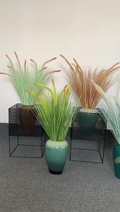 Pampas grass artificial grass fake grass decoration dog tail landscaping flower arrangement landscape decoration home wedding