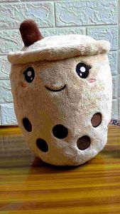 Boneka Bubble Boba brown sugar