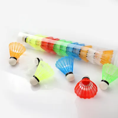 12PCS Goose Feather Shuttlecocks Badminton Outdoor Sport Shuttlecock White For Training Game Flying
