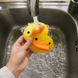 Bộ 2 Cái Nhấc Nồi Silicone Cách Nhiệt Hình Vịt Vàng Cute