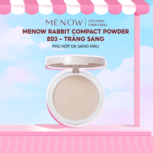 Phấn phủ nén làm đều màu da MENOW Rabbit Compact Powder 8.5gr