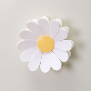 Daisy Food Bag Clips (2 Flower 12 Pcs) Strong Cute Fridge Magnets Sealing Clips for Kitchen Office
