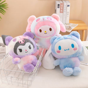 25cm Sanrio Kawaii Melody Kuromi Plush Doll Toy Anime Plush Toy Cute Figure Birthday Gift Plush Doll