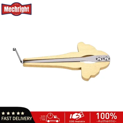 Mechright Diydeg Russian Ethnic Jaw Harp Beginner Mouth Harp Musical Instrument with Bright and Pure Tone Portable Metal Jaw with a Primal Tribal Character for Beginners Kids Adults (Triangle)