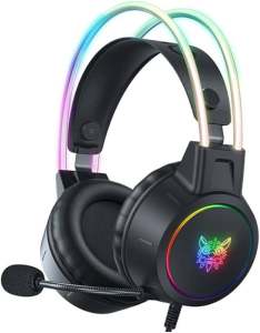 ✅ 🇸🇬 seller | ONIKUMA K15 PRO Gamer Headset RGB Gaming Headphones with Microphone for PS4 XBox PC Laptop Birthday Gift
