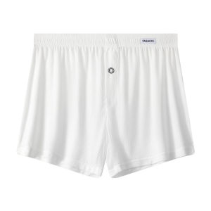 Breathable Men Underwear Boxer Shorts Ice Silk Thin Loose Arrow Panties Male Fly Open Beach Pants Quick Dry Home Wear Underpants