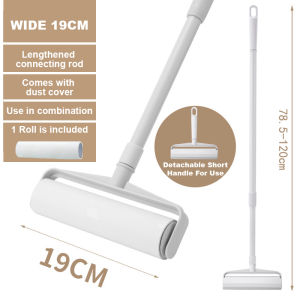 Adjustable Length Sticky Lint Roller Mop Dust Pet Hair Sticky Roller Lint Roller Cleaning Broom