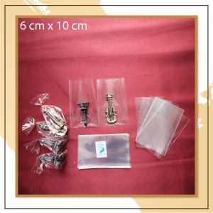 6x10 cm Plastik Opp 20 micron isi 100 lembar