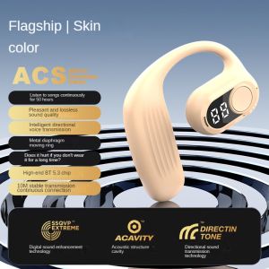 ♥ SFREE Shipping ♥ F2 PRO Wireless Bluetooth Headphones Bone Conduction Earphones With Microphone Handsfree Intelligent ENC noise reduction Headset For Driving