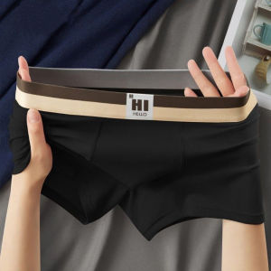 Zerotogue กางเกงในชายกางเกงบ็อกเซอร์ผู้ชายกางเกงบ็อกเซอร์แฟชั่นเรียบง่ายกางเกงขาสั้นผู้ชายสไตล์เกาหลี