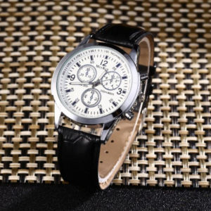 Đồng Hồ Nam MK01 Chất Liệu Dây Da Phong Cách Thanh Lịch Sang Trọng