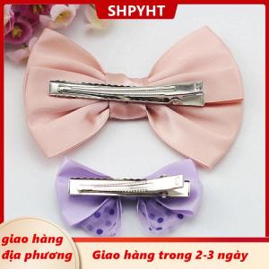 [COD] SHPYHT Giao hàng địa phương 50 chiếc kẹp tóc cá sấu bằng kim loại kẹp nơ có răng kẹp cá sấu kẹp tự làm