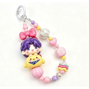 Love and Deepspace Rafayel Anime Game Merch Stacking Doll Pendant Colorful Beads Key Chain Cute Backpack Decor Birthday Present