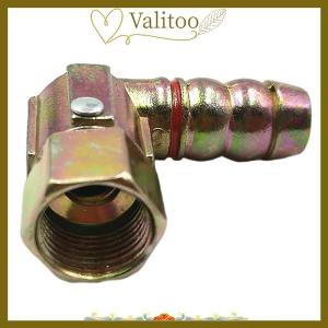 [Valitoo] 1pc Brass Hose Fitting 11mm 19mm Gas Cooker Universal Joint Hose Connection Internal Thread Intake Elbow Screw Connector Coupler