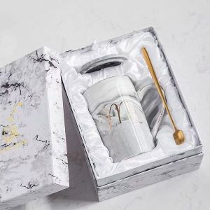 Creative Cute Water Cup Marble Ceramic Cup Couple Mug Coffee WEDDING GIFT/Couple Mug