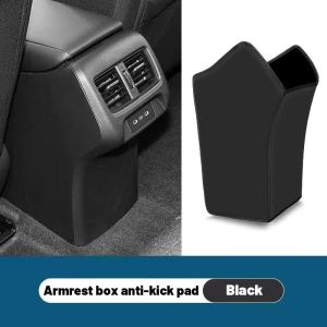 High quality for Honda Vezel HR-V ZR-V Hybrid 2023 2024 Car Dedicated armrest box anti kick pad rear air vent Microfiber Leather protection cover pad car interior accessories