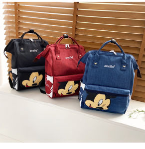 Anello Mickey Mummy Diaper Nappy Bag WaterProof Baby Travel BackPack Big Capacity Ready Stock