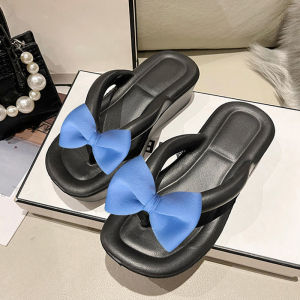 QJshop  ราคาถูก ‼️ รองเท้าหูหนีบเสริมส้น รองเท้าแฟชั่นผู้หญิง รองเท้าแตะแฟชั่น มาใหม่ 4 สี สดใสระดับ10 รองเท้ายาง EVA น้ำหนักเบา ใส่สบาย ไม่เชื่อ ต้องลอง ‼️