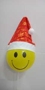 Topi Natal Anak Dewasa Santa Claus LED Motif Murah