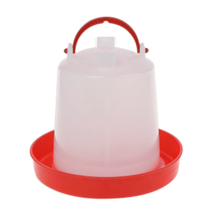 Hanging Poultry Feeder with Portable Handle Auto Poultry Water Drinker 1.5L Large Capacity for Chicken Birds Poultry