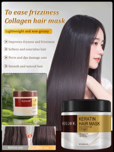 Collagen hair mask Keratin Moisturizing Hair Treatment Nourish Soften Hair Conditioner Deep Repair Hair Film