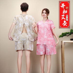 ชุดอบซาวน่า ผ้าบาง ระบายอากาศดี ชุดใส่นวดสปา อบสมุนไพร สำหรับผู้ชาย/ผู้หญิง