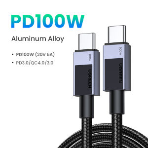 UGREEN USB Cable 100W Type C to Type C PD100W USB Type C Fast Charging Cable Cord QC4.0 USB C for iPhone 16 15 Pro Max iPhone 16 15 Plus MacBook Air 2020/MacBook Pro SAMSUNG S24 /Note 10/S10 Matebook iPad Pro