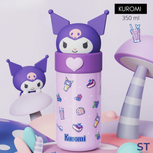 Sanrio Series Vacuum Flask Thermos Bottle 350ml with Hidden Handle 316 Stainless Steel Bottle
