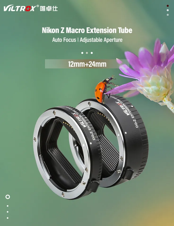 Viltrox DG-Z Nikon Z Auto Focus AF Macro Extension Tube Lens