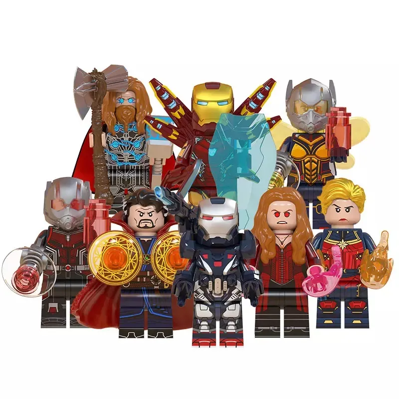 Marvel Avengers Endgame Minifigure Iron Man Thor Captain America