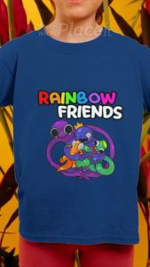 Baju Anak Rainbow Friends Roblox game Kaos t-shirt lengan pendek