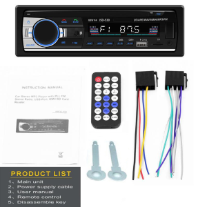 JSD-520 Tape Audio Mobil Mp3 Player Multifunsi Bluetooth Wireless Receiver Single Din Audio Tape Mobil LCD Multifungsi Bluetooth USB MP3 FM Radio