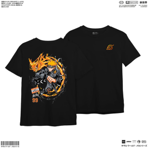 T-shirt Naruto Kakashi Hatake Motif Anime Lengan Pendek Warna Cerah untuk Anak 6-16 Tahun