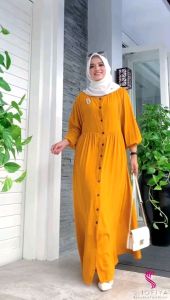 Pakaian wanita dress trendy kekinian terbaru 2022 murah Zernita dress by shofiya.