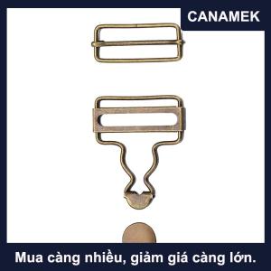 【CANAMEK】 Dungaree Chốt Kẹp Nẹp Khóa Với Quần Jean Nút Thiết Lập Cho Denim Áo Khoác Tự Làm Trang Phục May Nguồn Cung Cấp